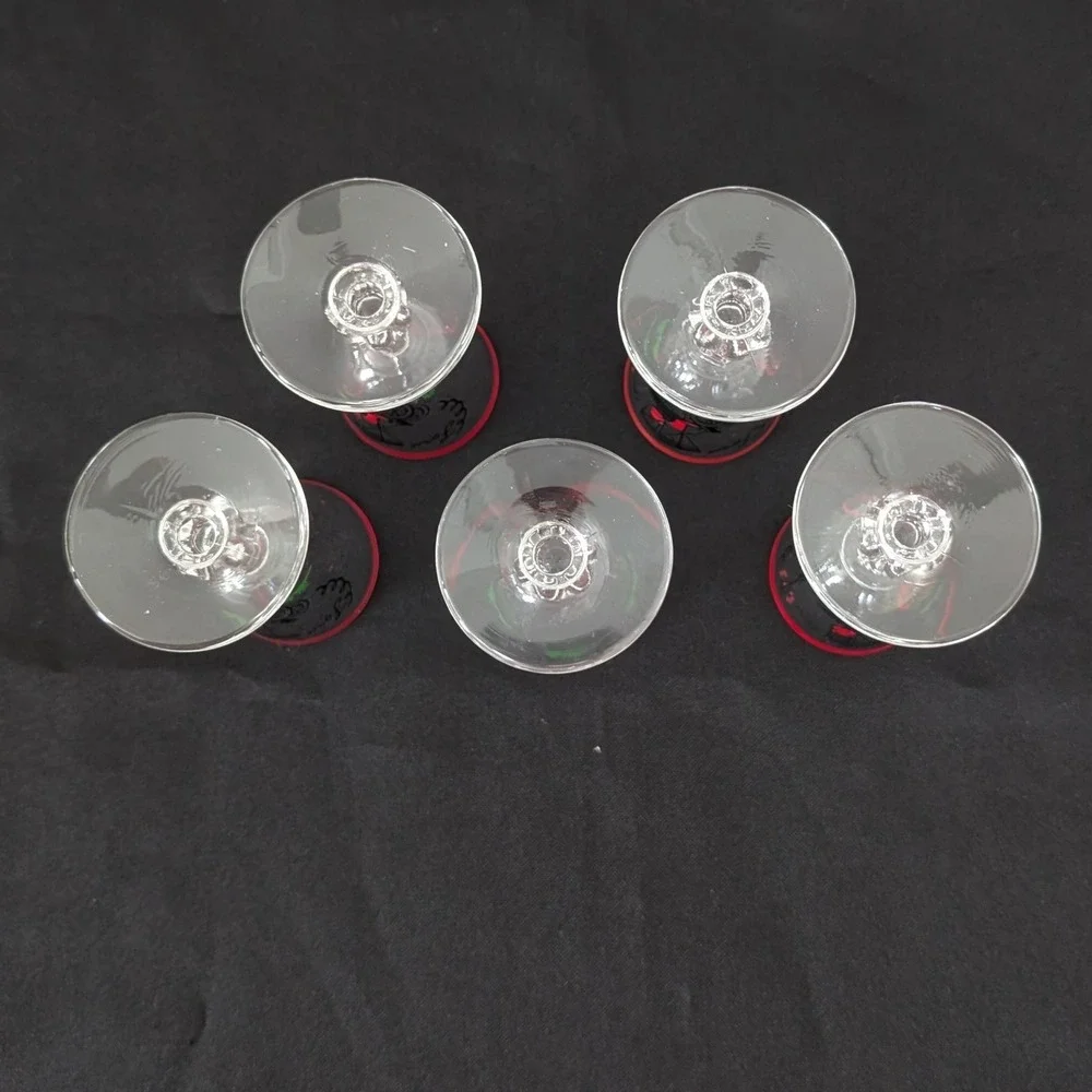 Vintage Libbey 1901 Ford Model T‎ Horseless Carriage Shot Glasses Set Of 5